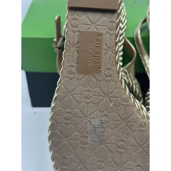 Kate Spade New York Women's Tahiti Slip on Slingback Sandals, Yellow Size 6B - Picture 10 of 14